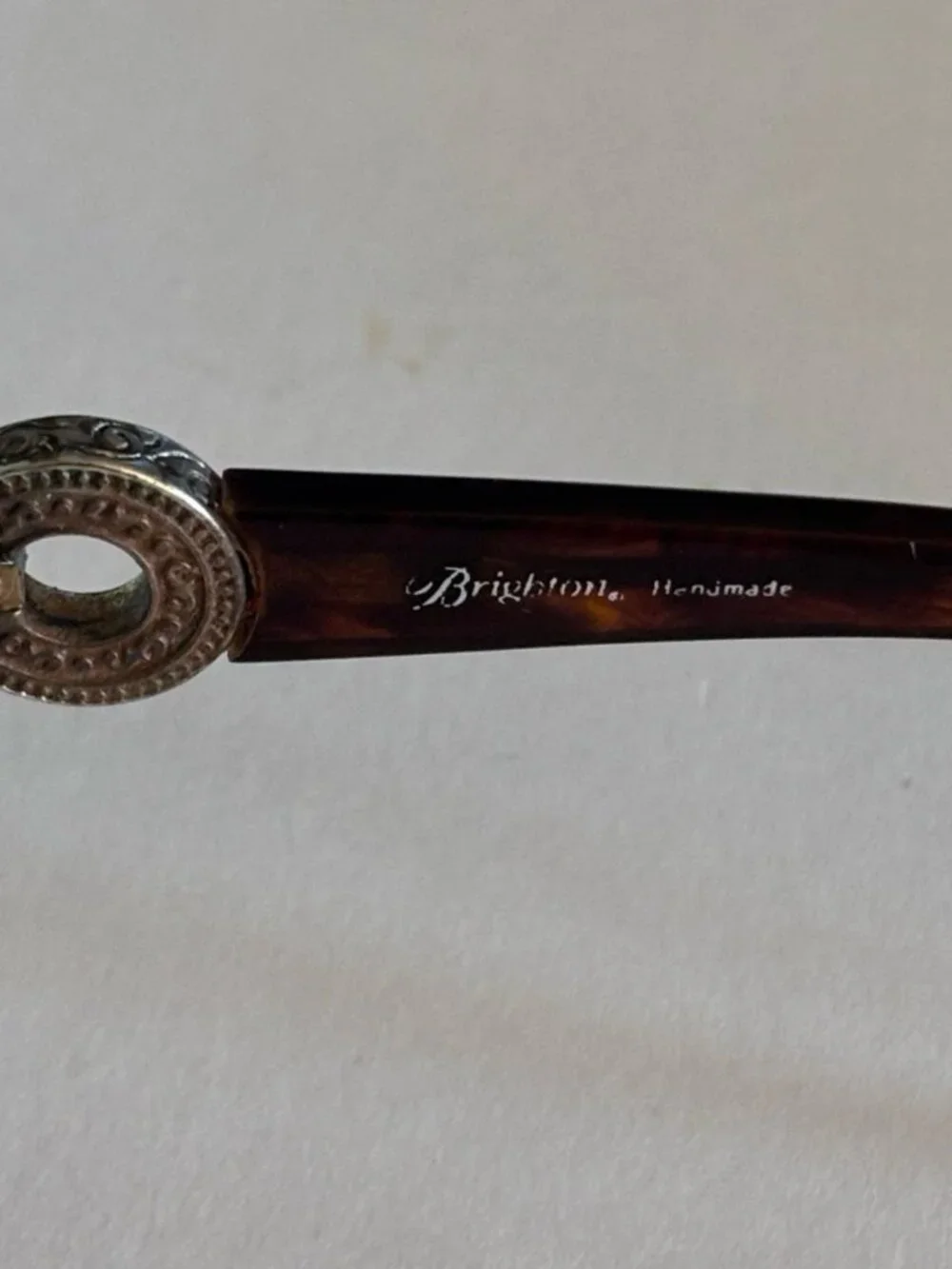 Brighton Women’s Central Park Signature Silver Tortoise Sunglasses Frames & Case