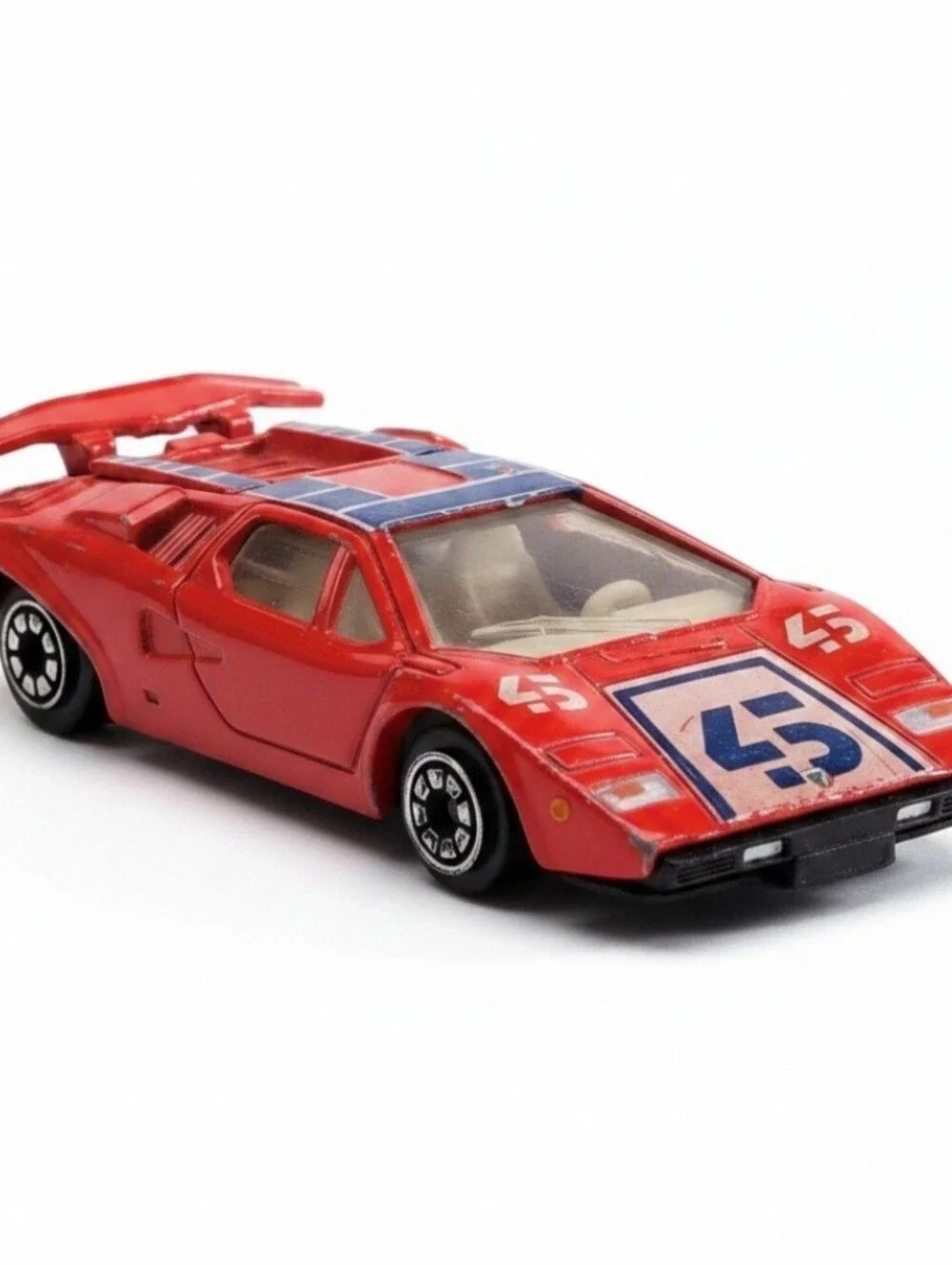 Yatming Lamborghini Countach Tomica Design Red #45 Racing Decals Die-Cast 1:64 T