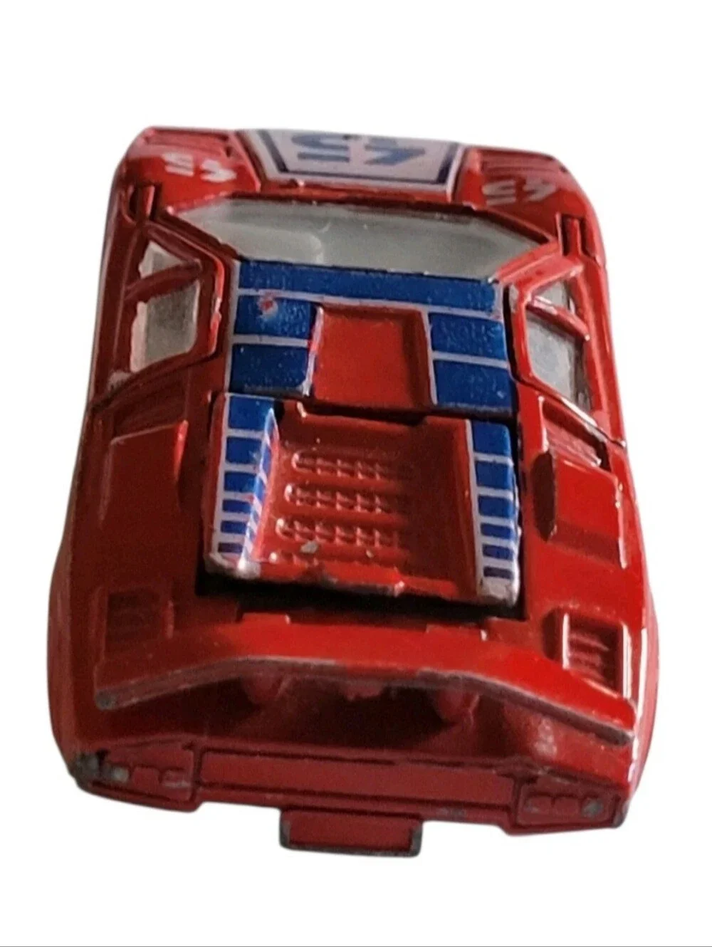 Yatming Lamborghini Countach Tomica Design Red #45 Racing Decals Die-Cast 1:64 T