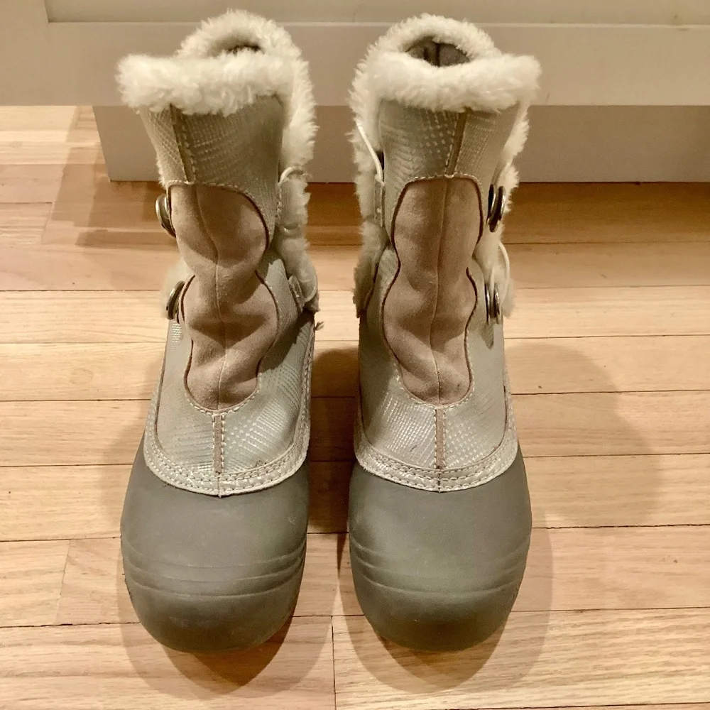 Columbia Womens Sierra Flurry 2 Boots Size 8 Waterproof Insulated Fur Snow