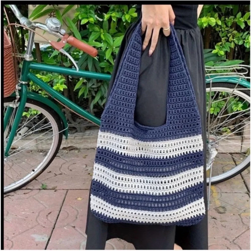 Bohemian Crochet Hobo Purse
