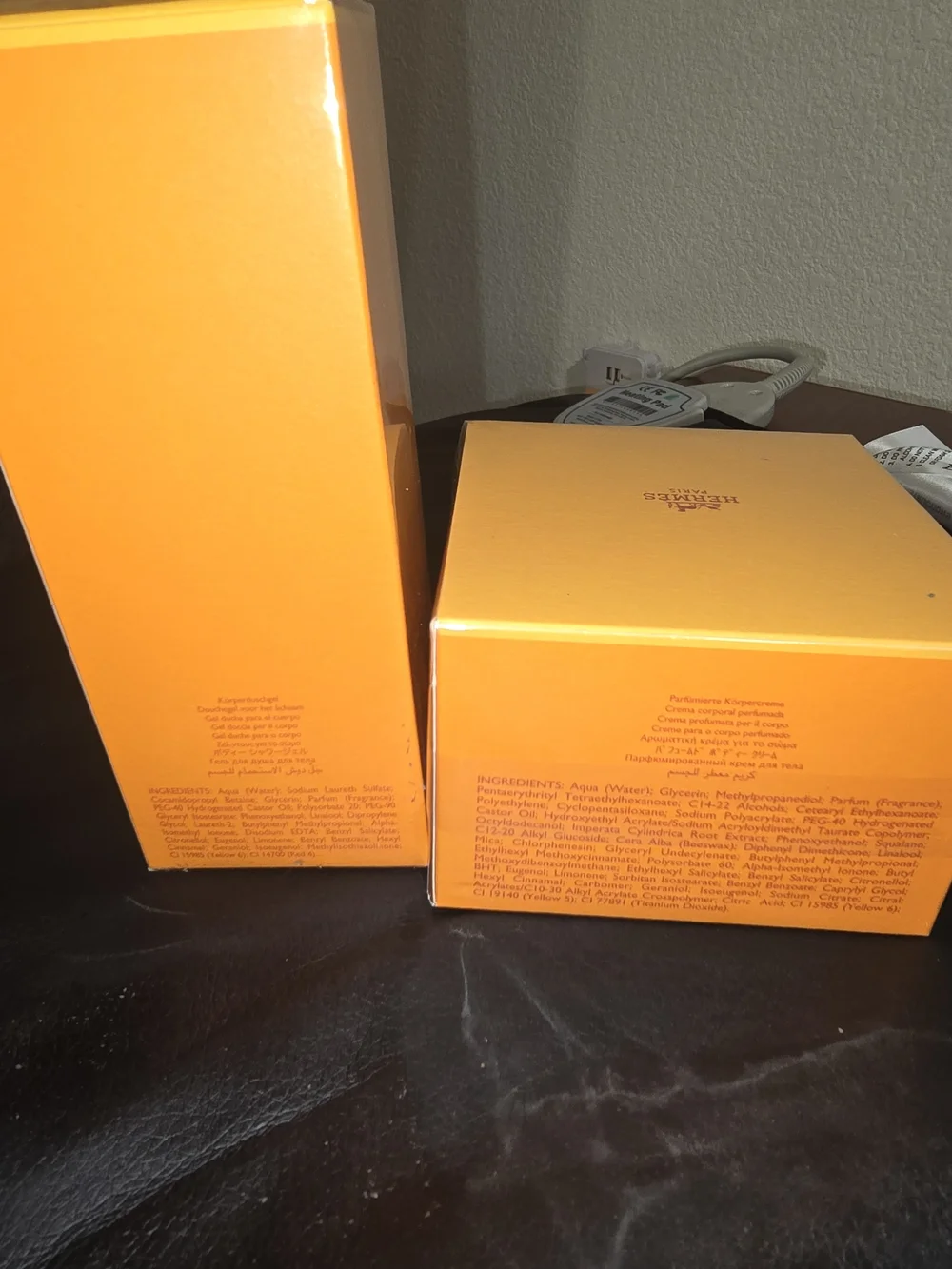 Hermes 24 Faubourg Body Cream & Shower Gel - Orange