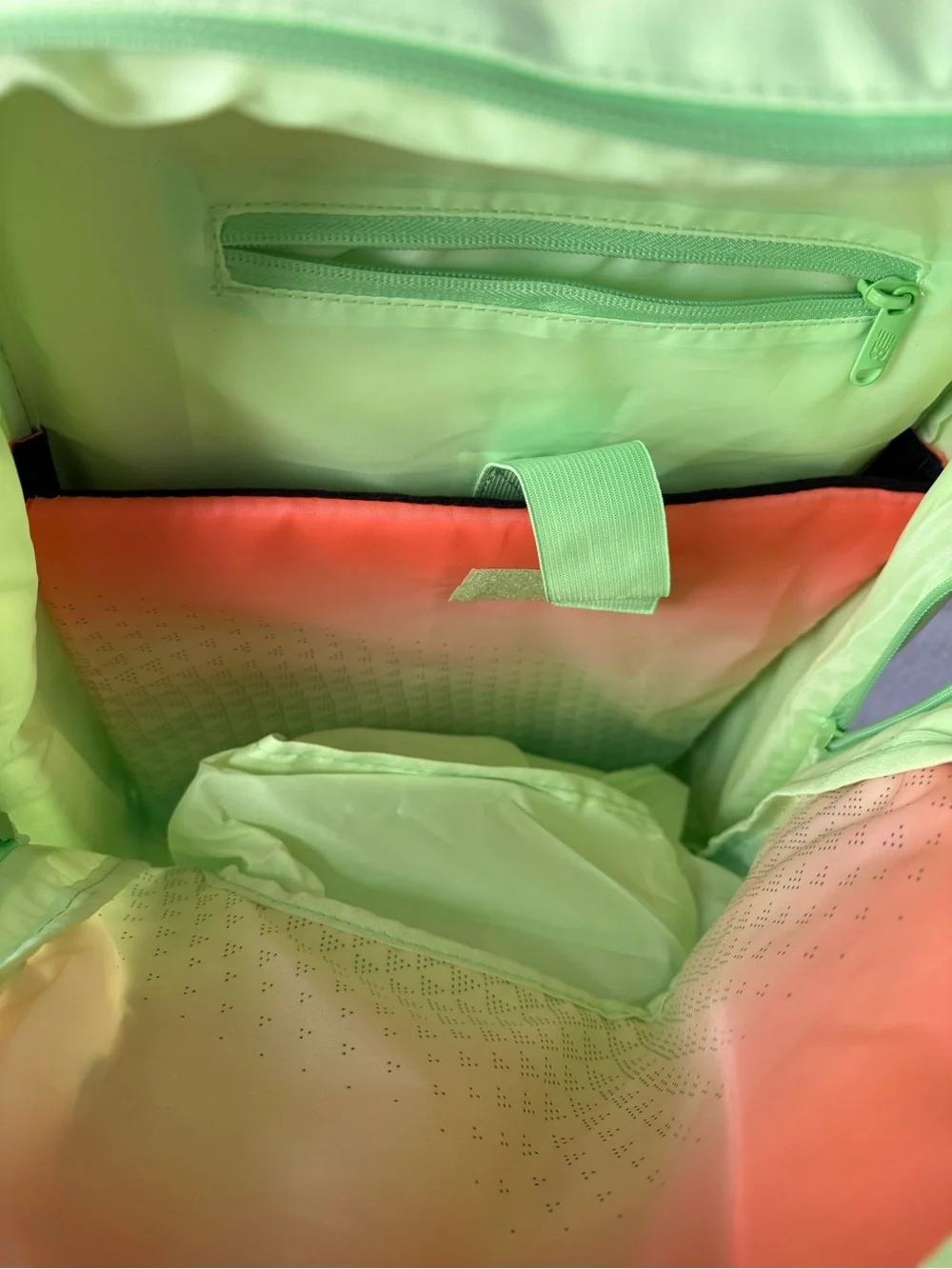 New Balance Nationals Outdoor 2024 Backpack Lime Green Athletic Bag