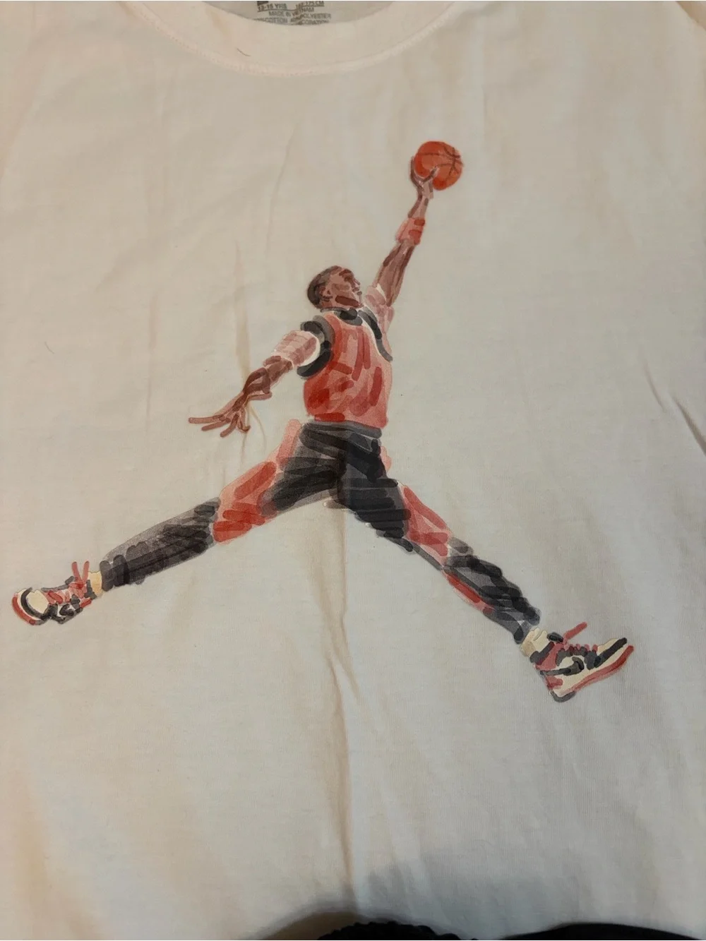 Jordan White Jumpman T-Shirt & Black Jordan Shorts Set
