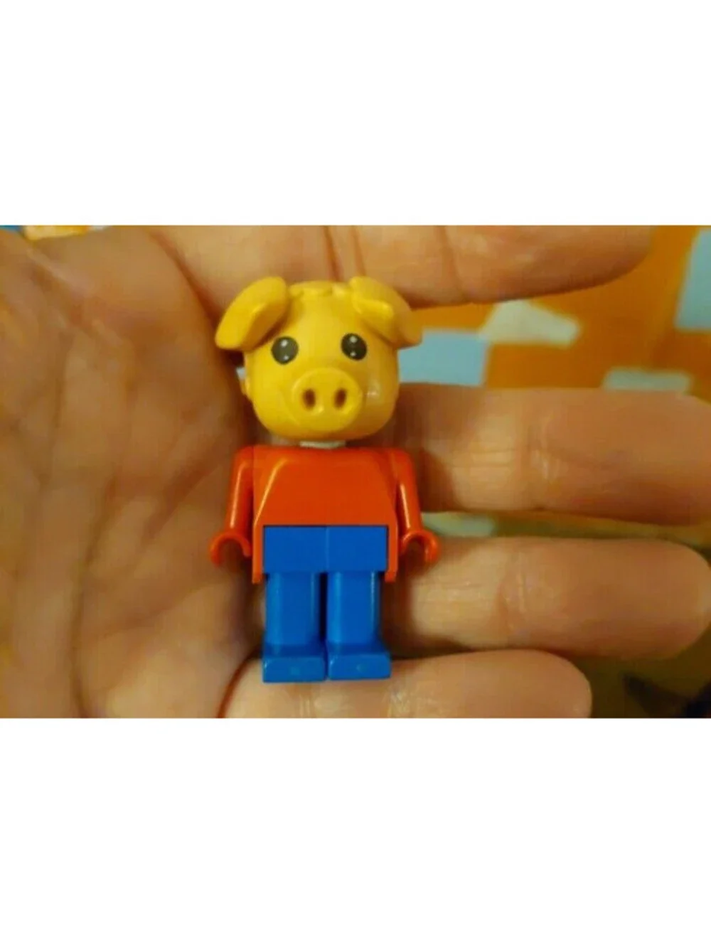 PETER PIG 1979 Vintage Rare LEGO Fabuland Figure Excellent++ Condition