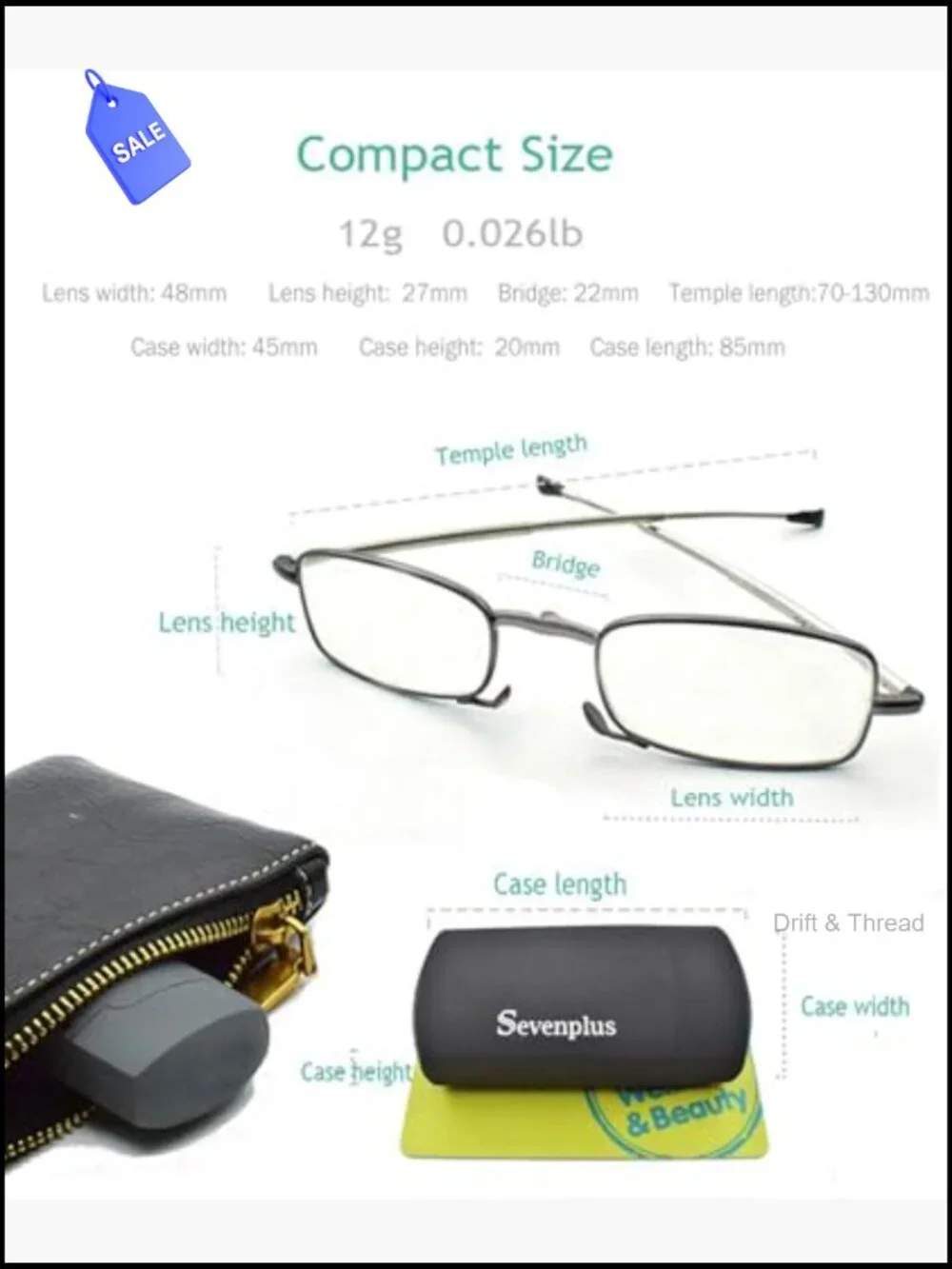 2 Pack Blue Light Blocking Reading Glasses Foldable Spring Hinge Women Men