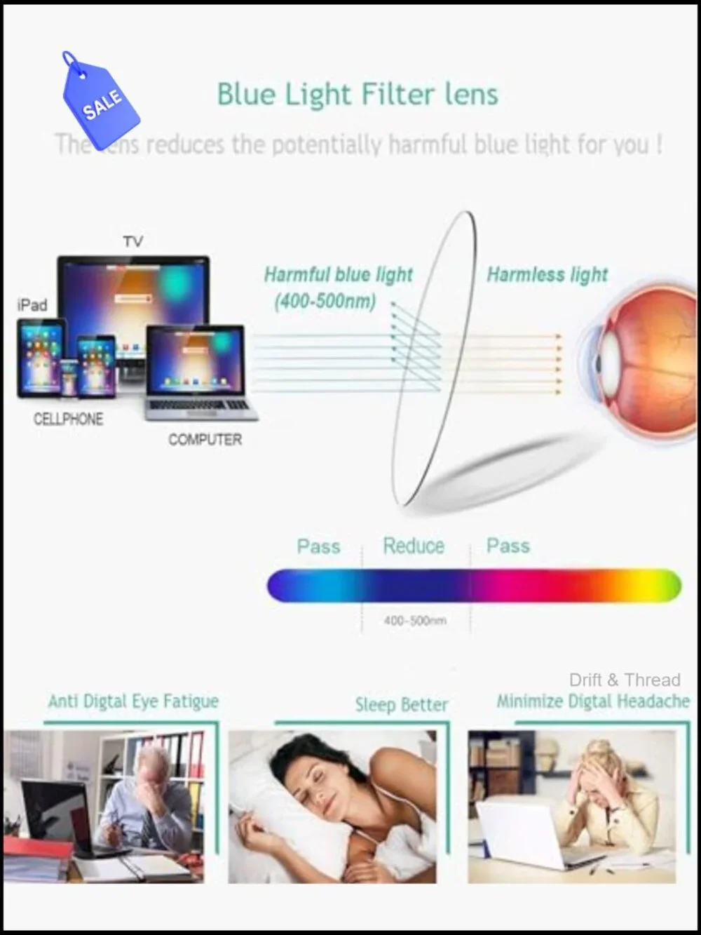 2 Pack Blue Light Blocking Reading Glasses Foldable Spring Hinge Women Men