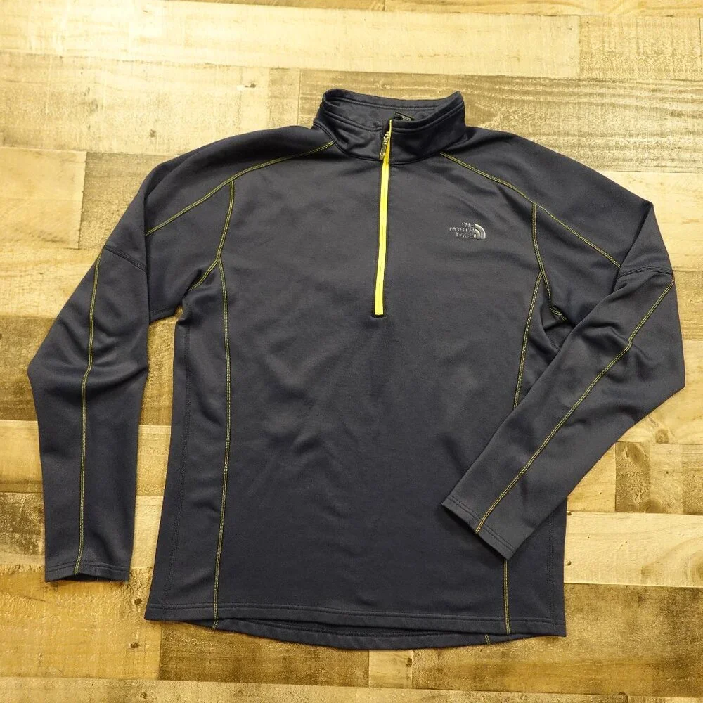 The North Face 1/4 Zip Fleece-Lined Performance Pullover – Men's Size Large Navy