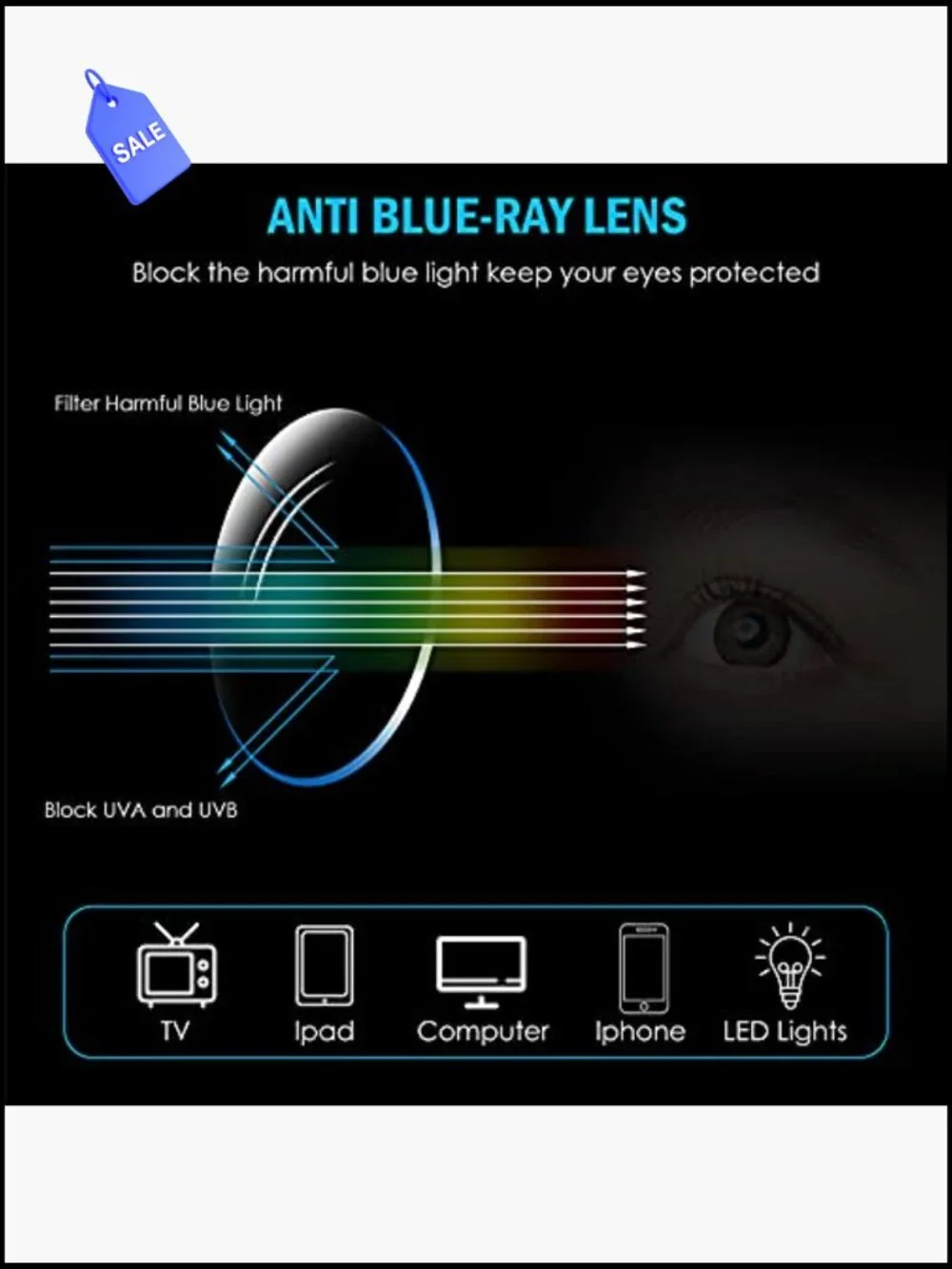 Rimless Blue Light Blocking Reading Glasses 3 Pack | Spring Hinge Pattern Print
