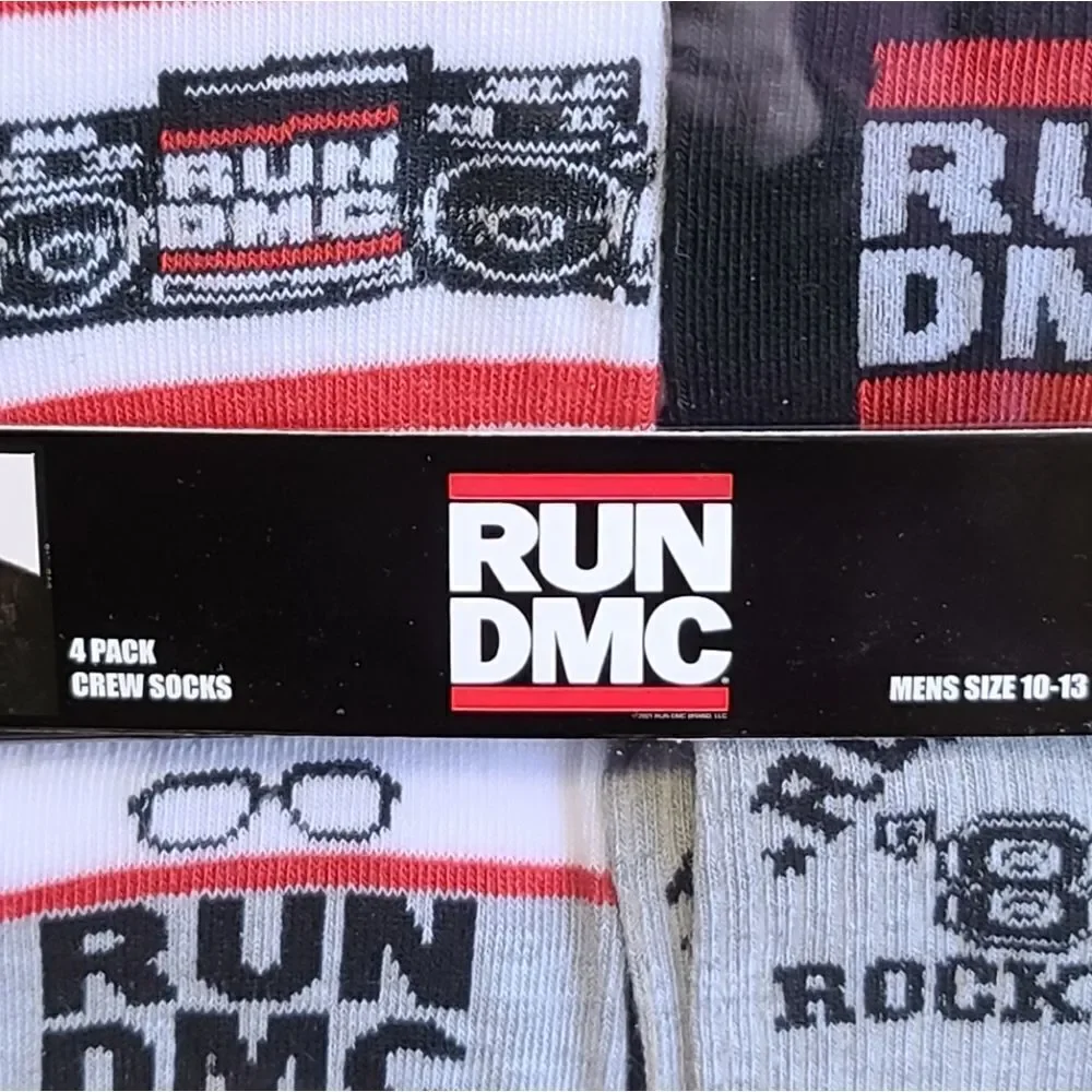 Run DMC NIB Crew Socks