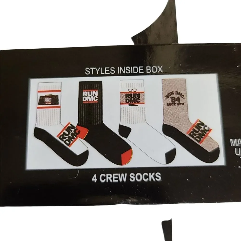 Run DMC NIB Crew Socks