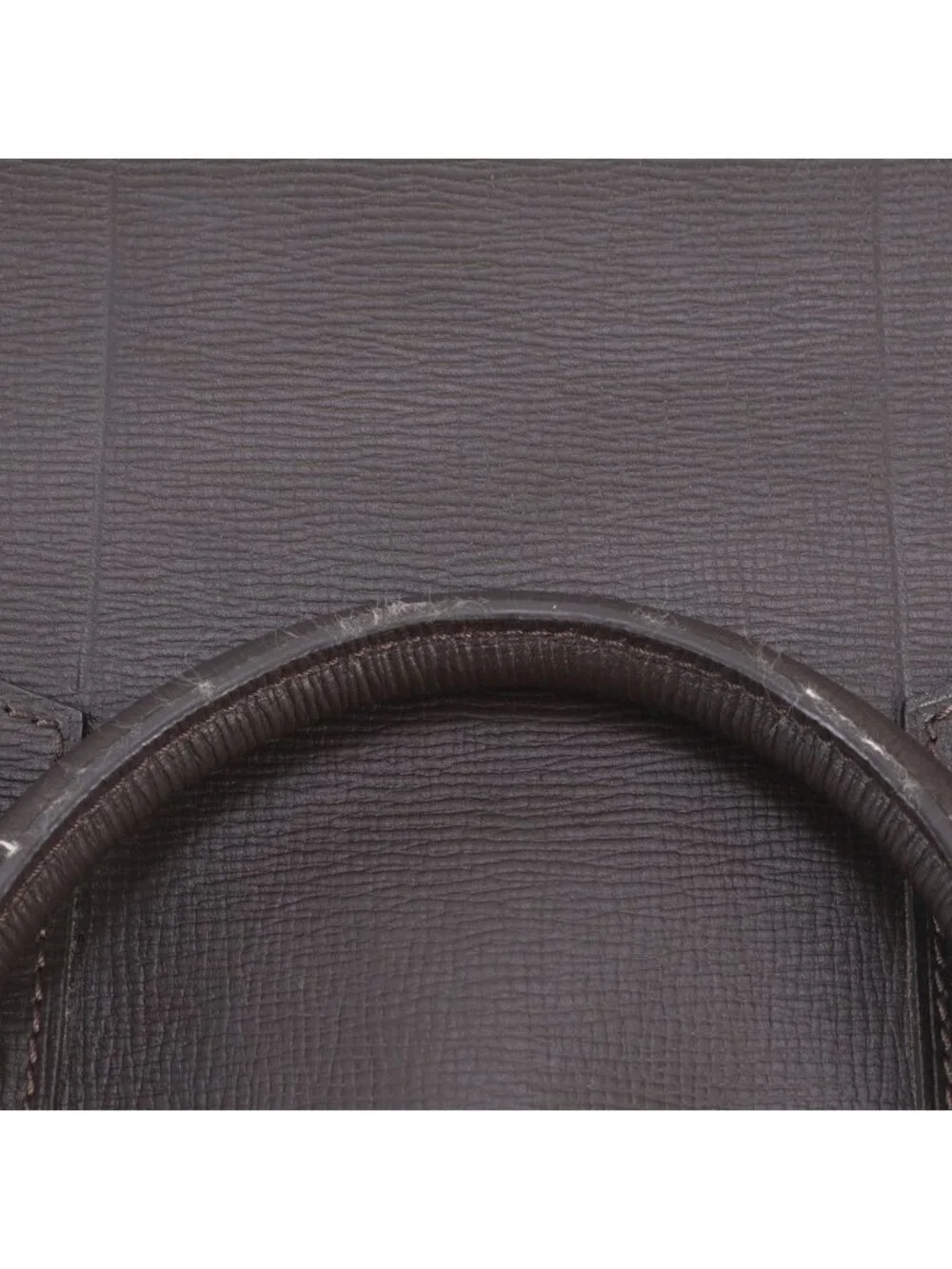 Loewe Leather Business Document Briefcase Tote Brown