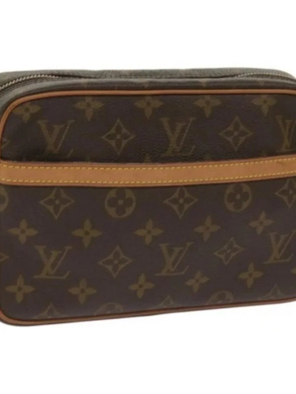 LOUIS VUITTON Monogram Compiegne 23 Clutch Bag M51847 LV Auth am5781