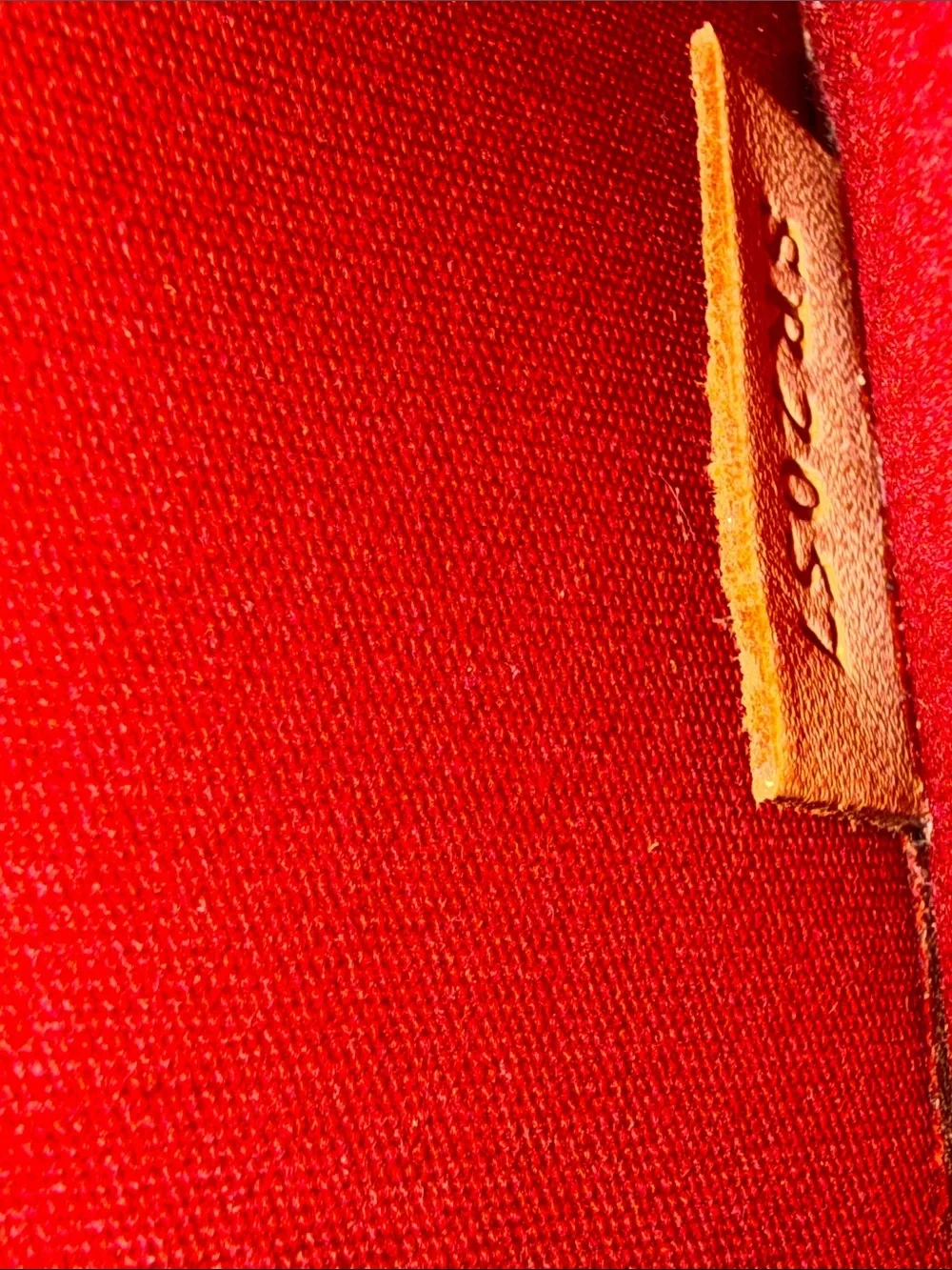 Louis Vuitton bright red