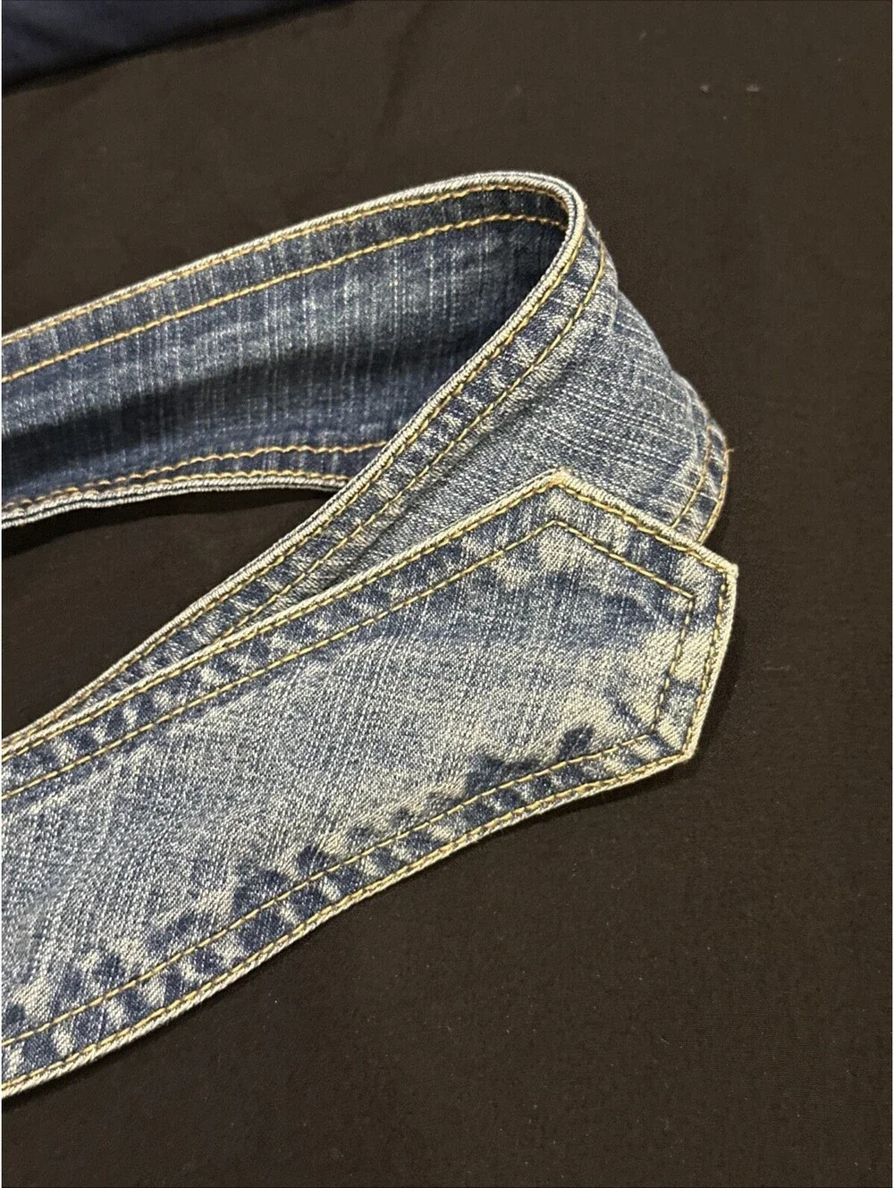 N/A denim belt
