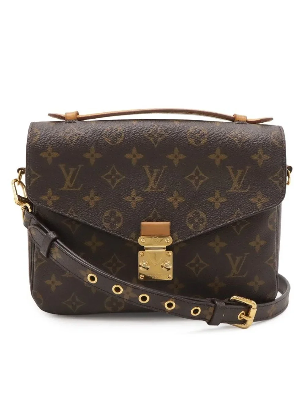 Louis Vuitton Monogram Pochette Metis MM 2-Way Shoulder Bag Clutch