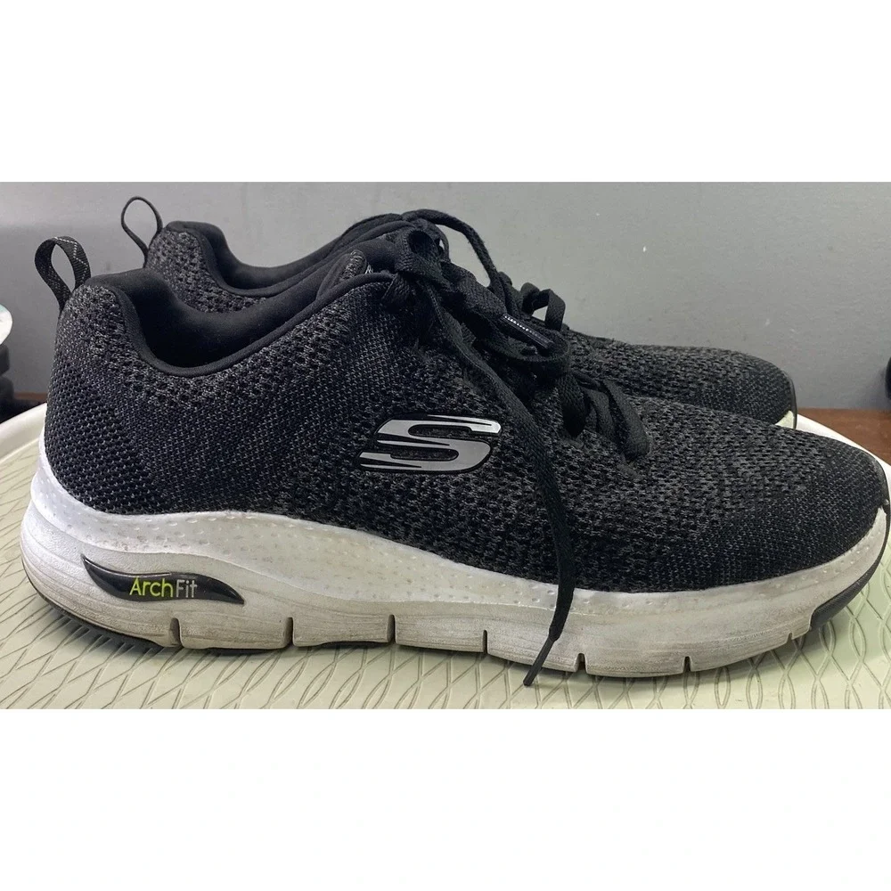 Skechers Men's Loafers Athletic Slip On Shoes Memory Foam‎ Relaxed Fit Black 12