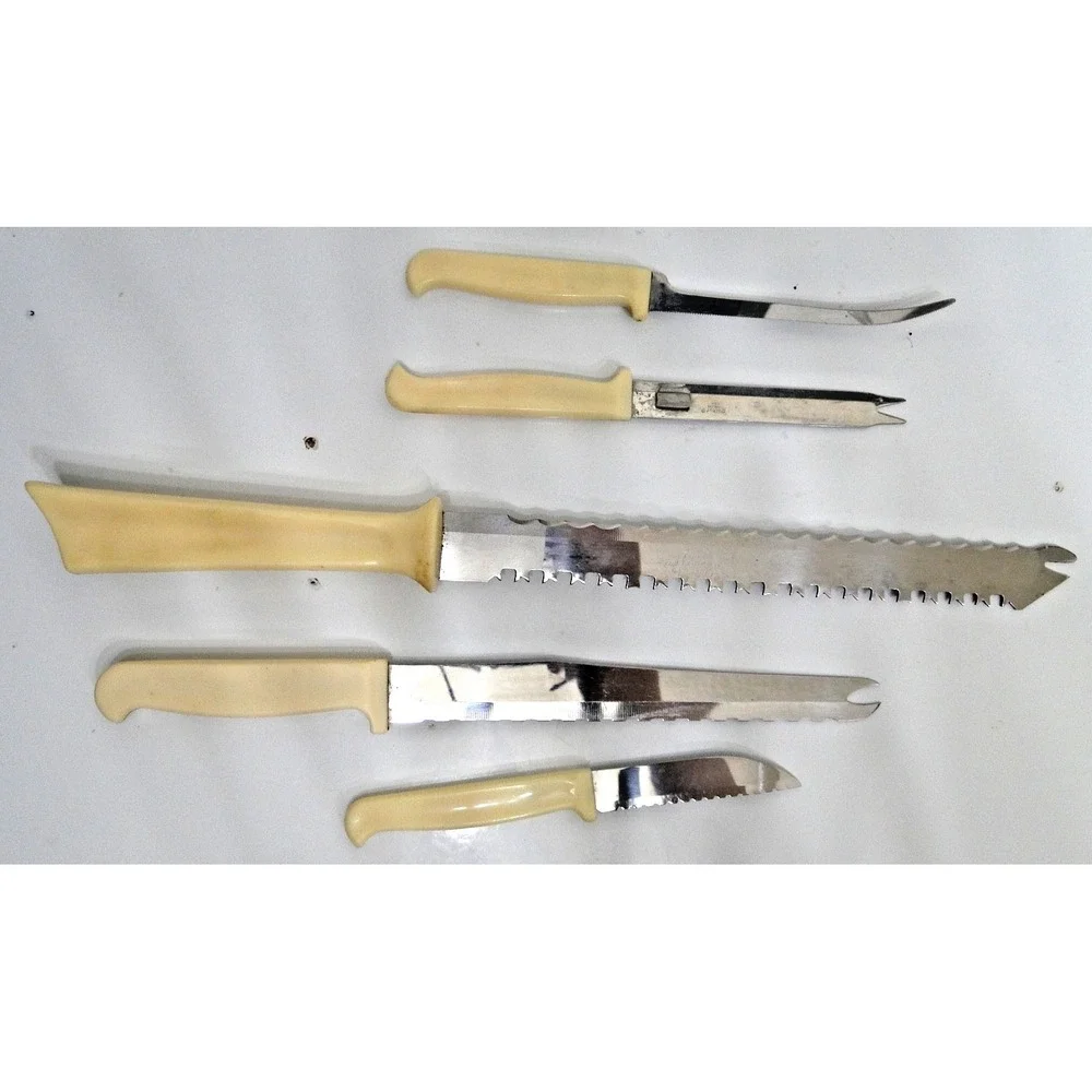 KNIFE HOLDER YUGOSLAVIA VINTAGE OLD SPICE CONTAINER‎ DESIGN WOOD WALL MOUNT