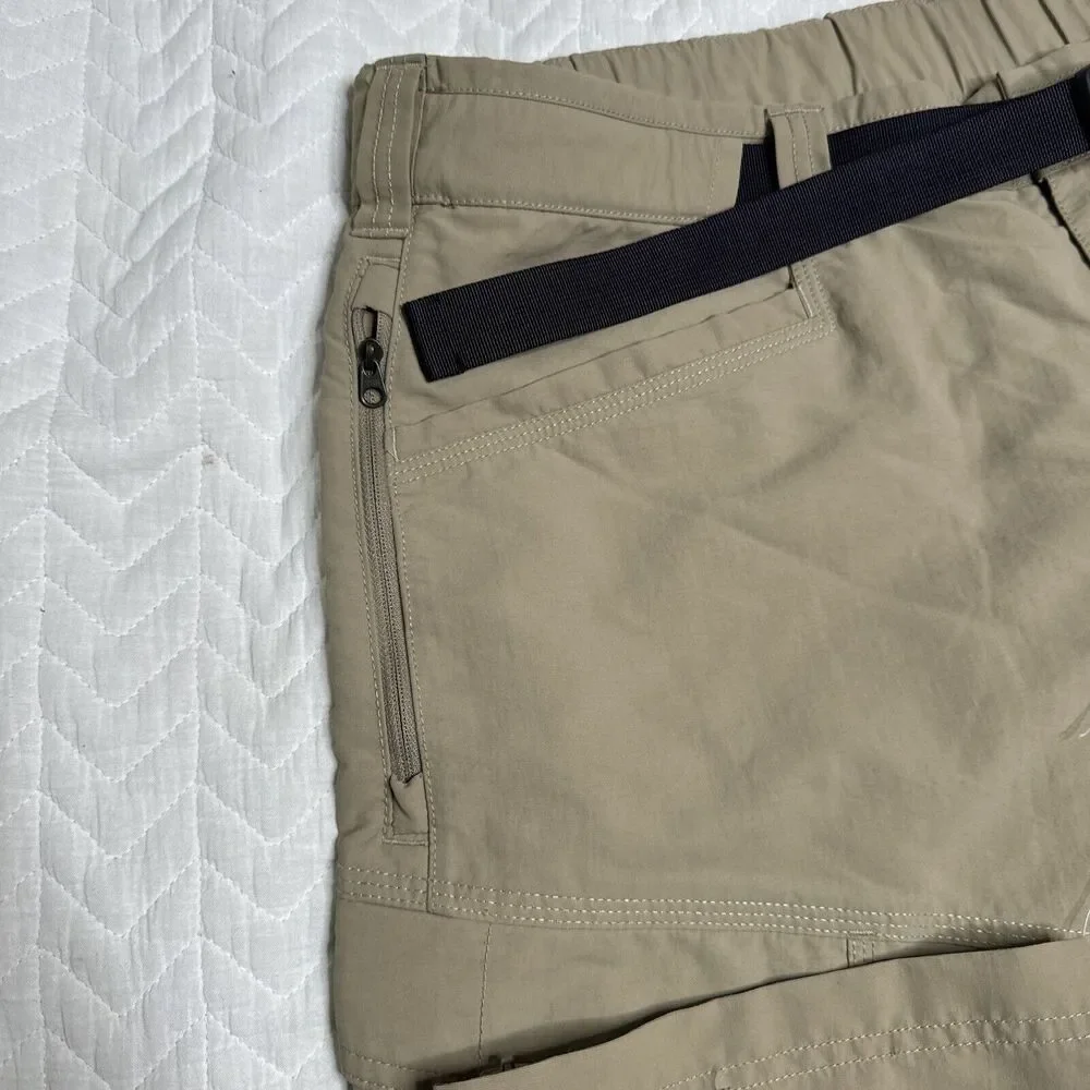 North Face Mens XL Paramount‎ Trail Convertible Pants Hiking Tan Khaki !