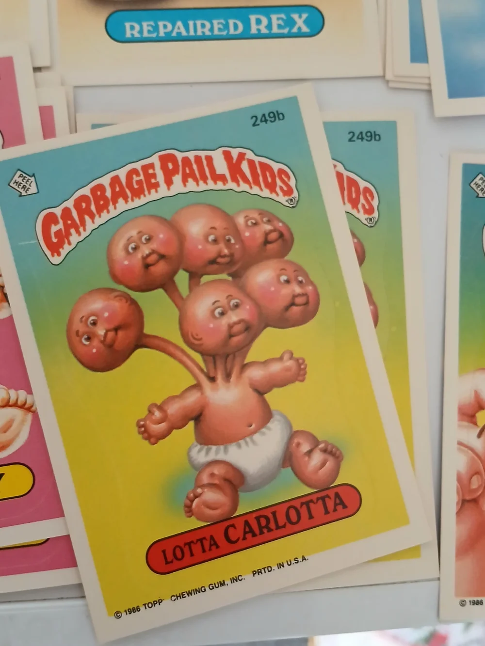 Garbage Pail Kids garbage pail