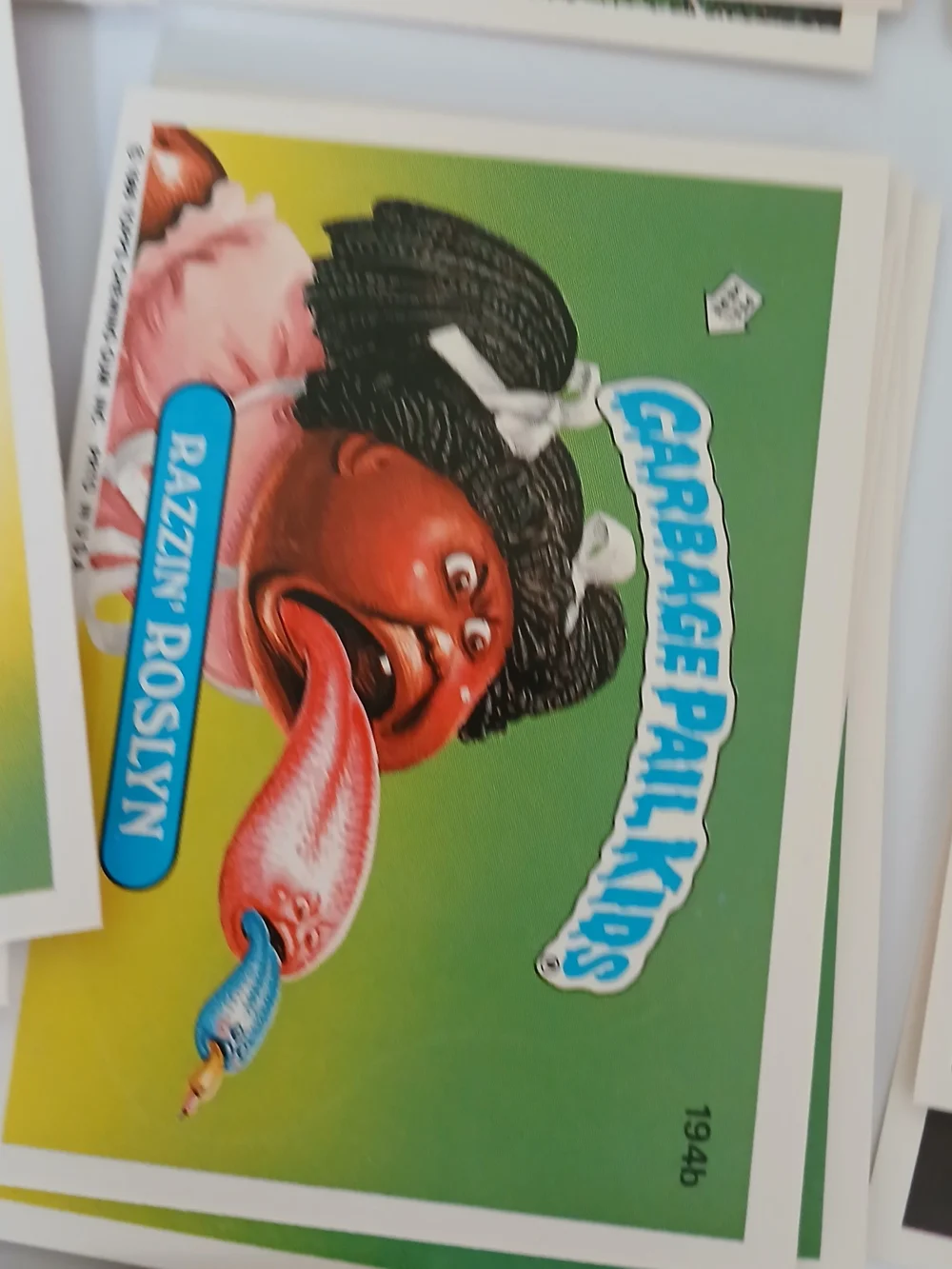 Garbage Pail Kids garbage pail