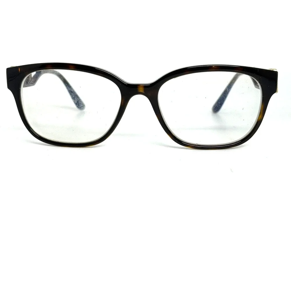 DOLCE & GABBANA Eyeglasses Frames Full Rim Cat Eye Brown‎ Tortoise H17928