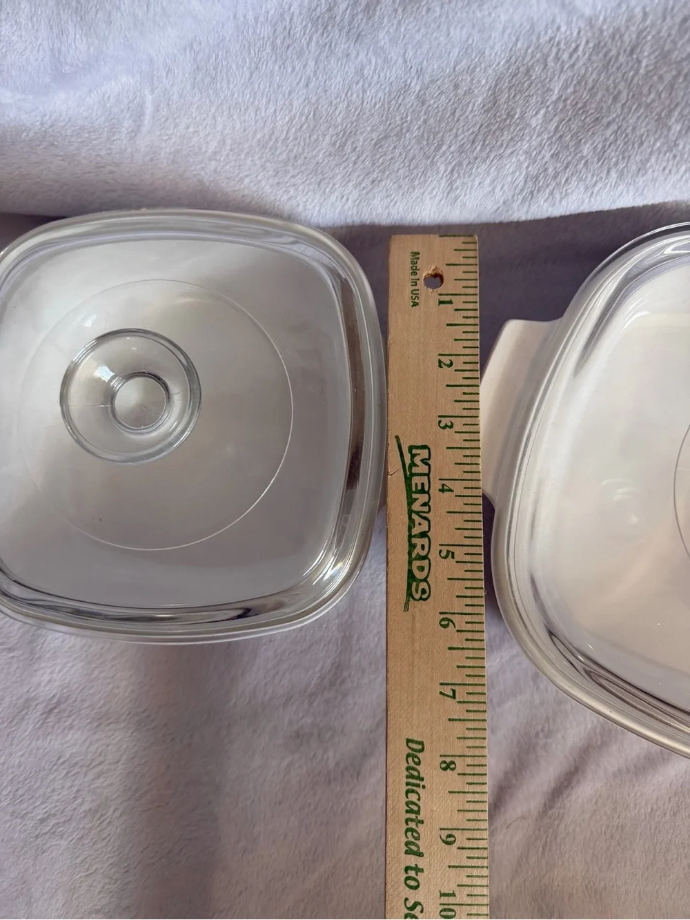 Corningware two white