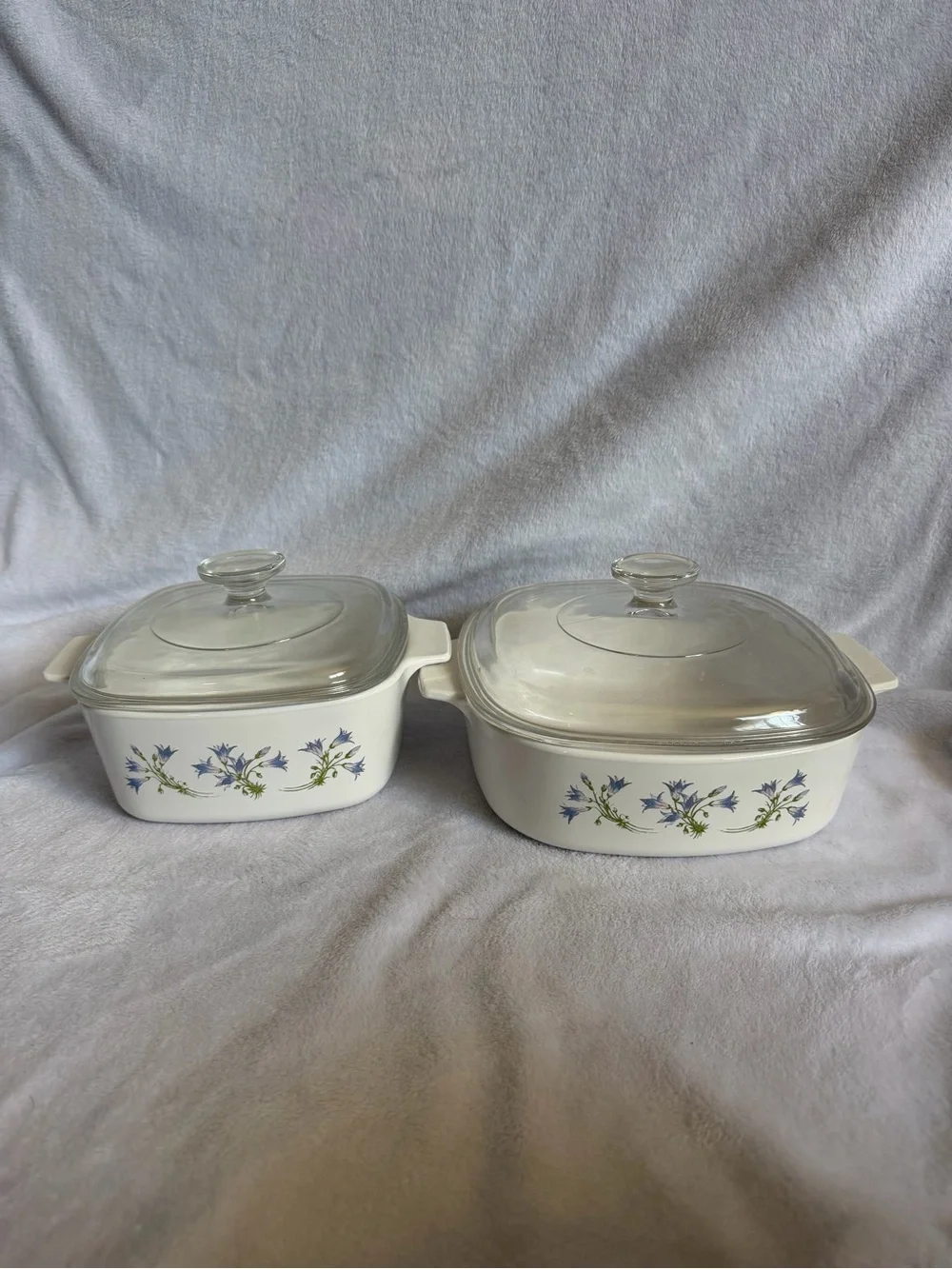 Corningware two white