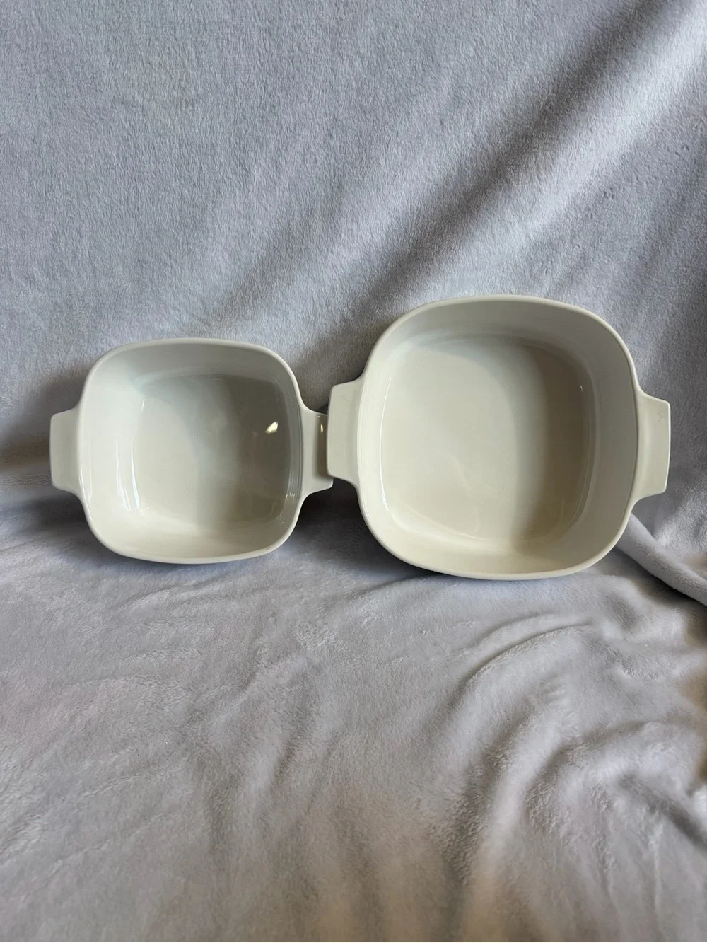 Corningware two white