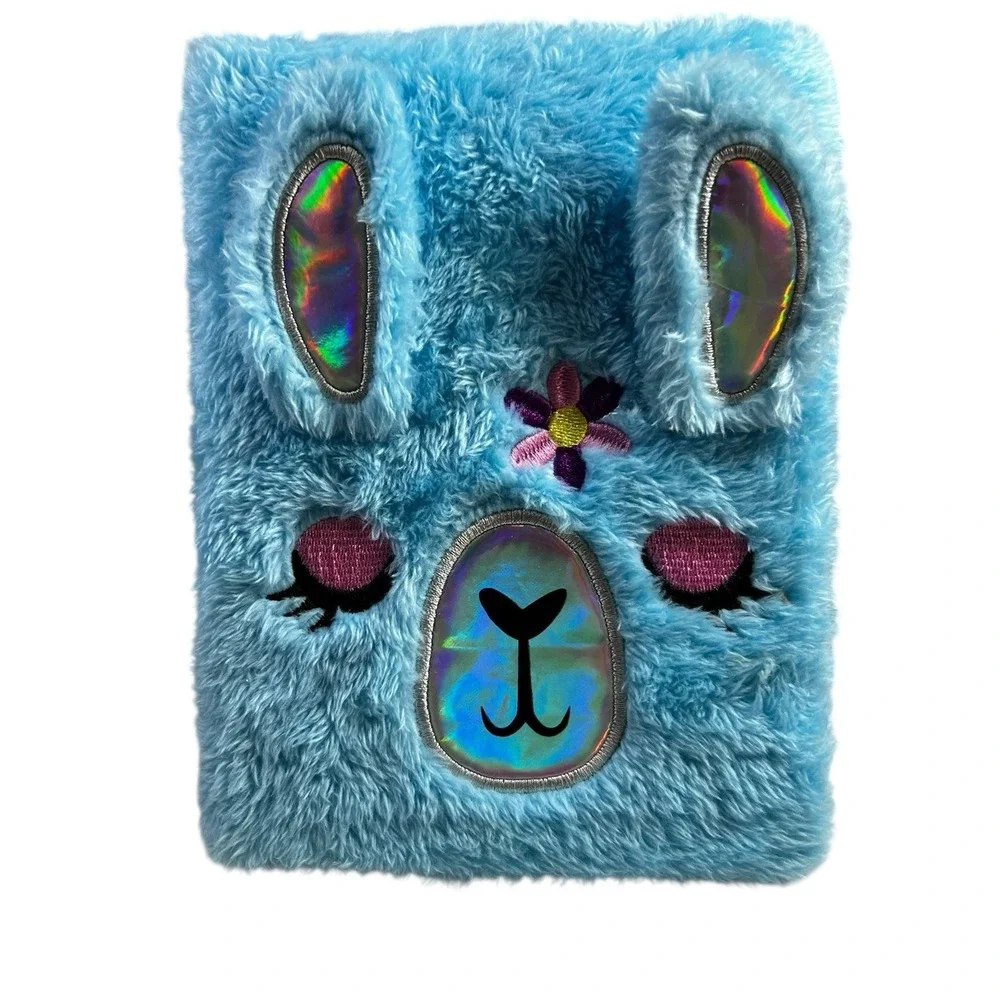 Furry Blue Llama Journal Notebook‎ Kids Gratitude Activity Diary