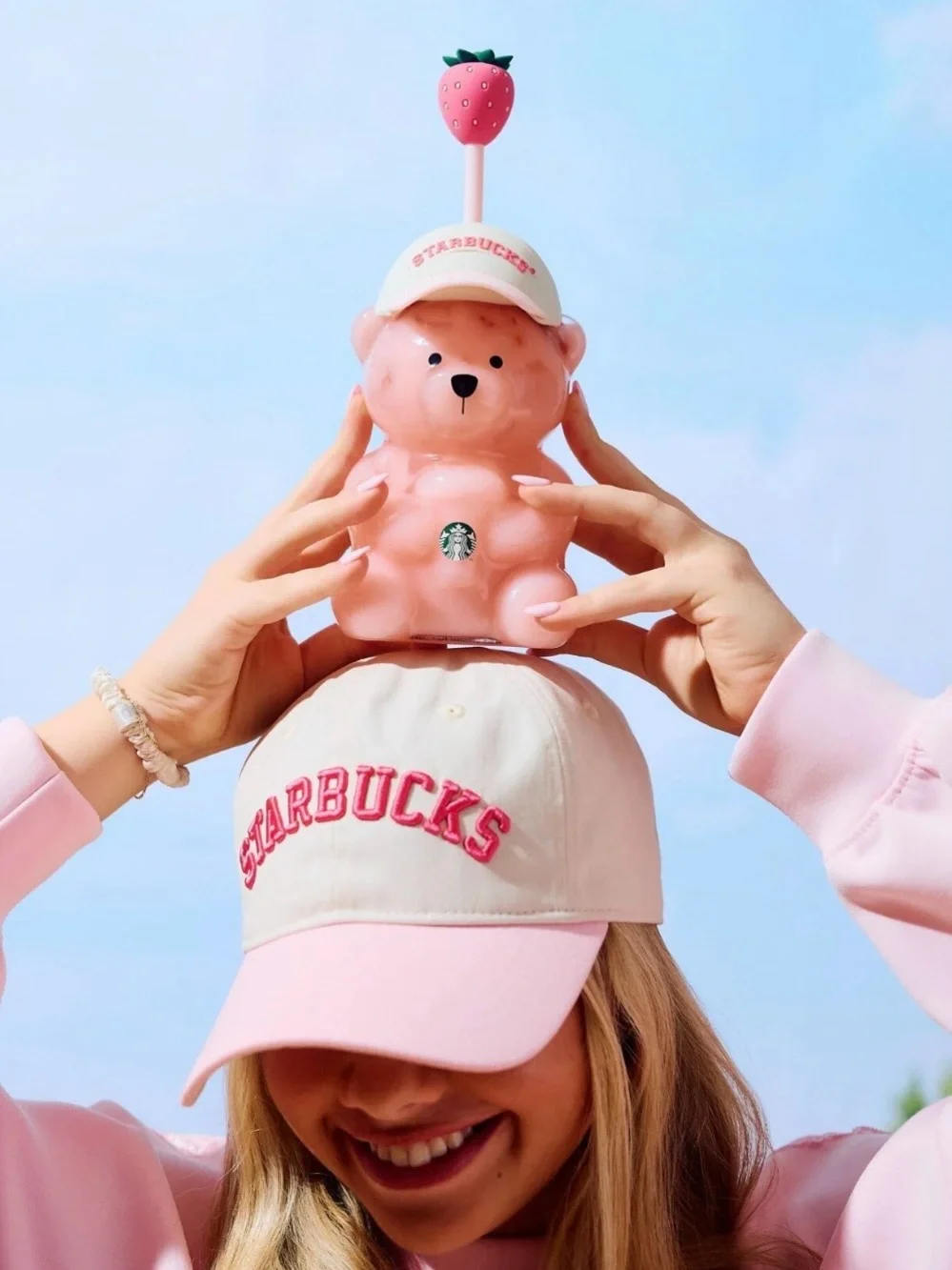 Starbucks Pink Bearista cup