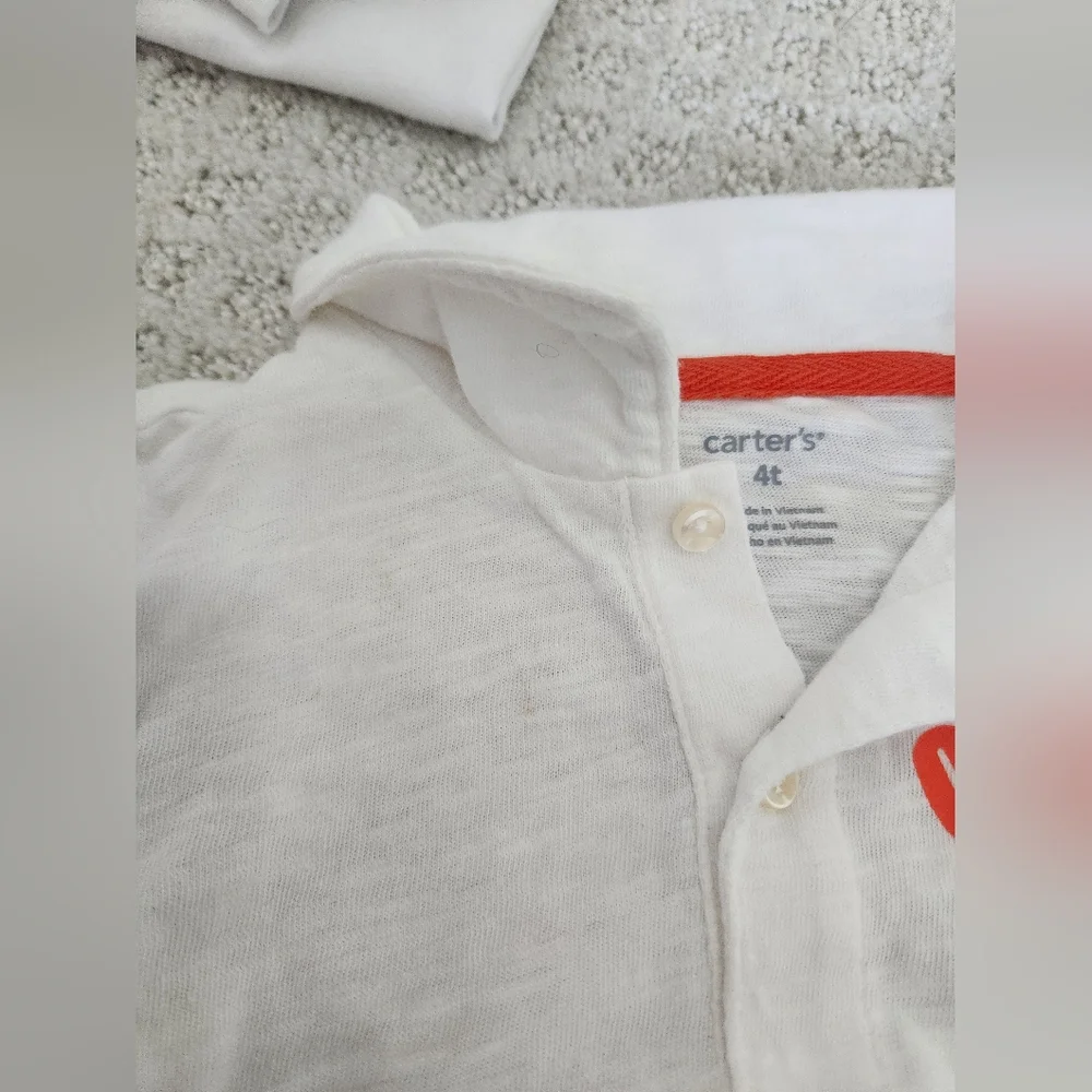 Carters white shirts