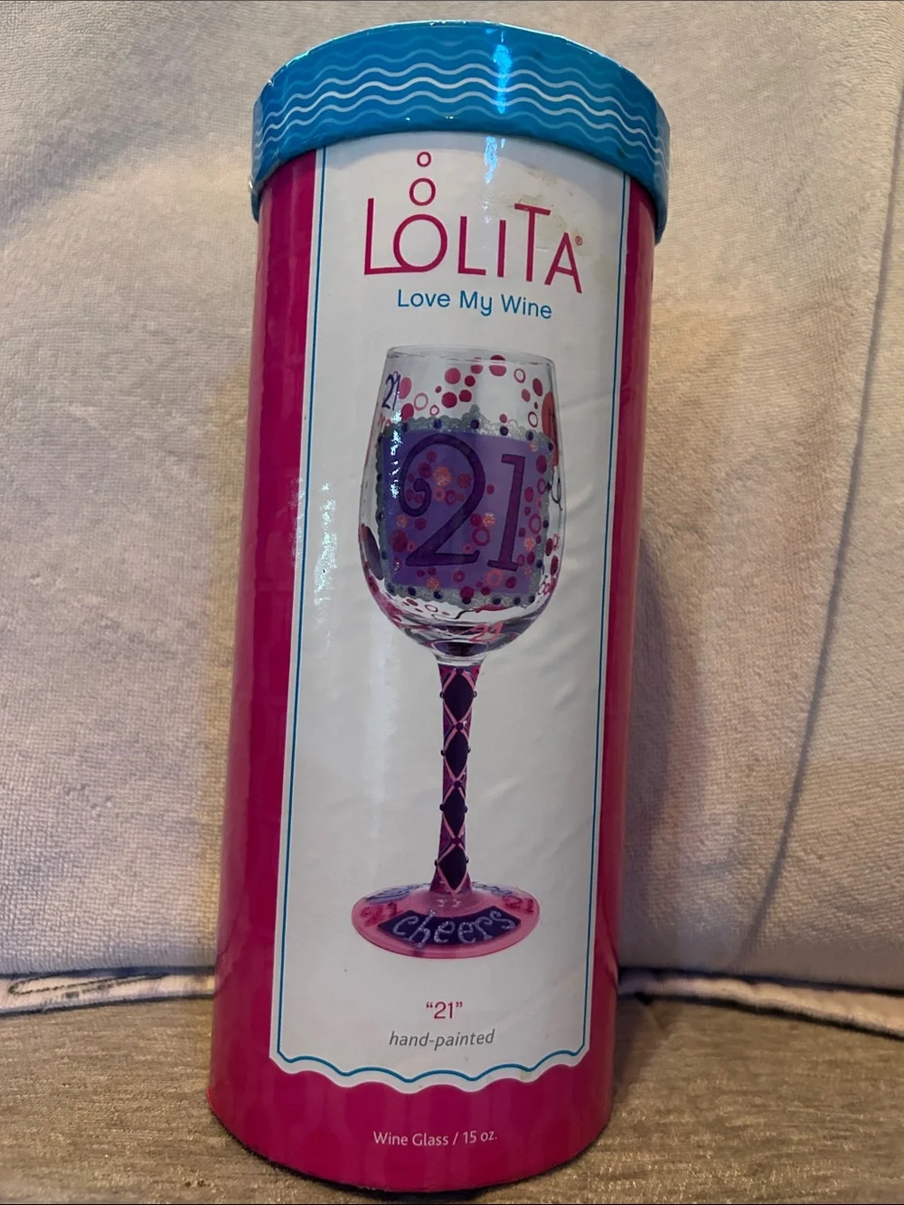 Lolita Hand-Painted Wine Glass