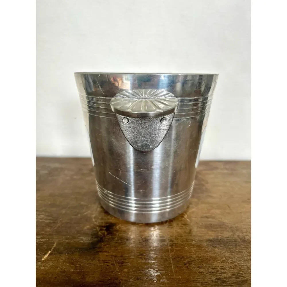 Vintage French Champagne Ice Bucket – G.H. Mumm & Cie Aluminum “Carte Classique”