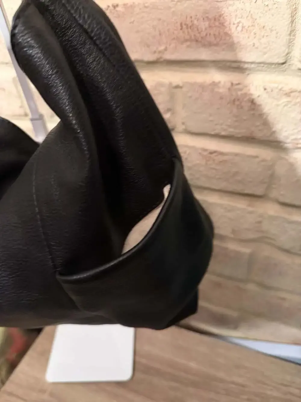 Vince Camuto black pebbled