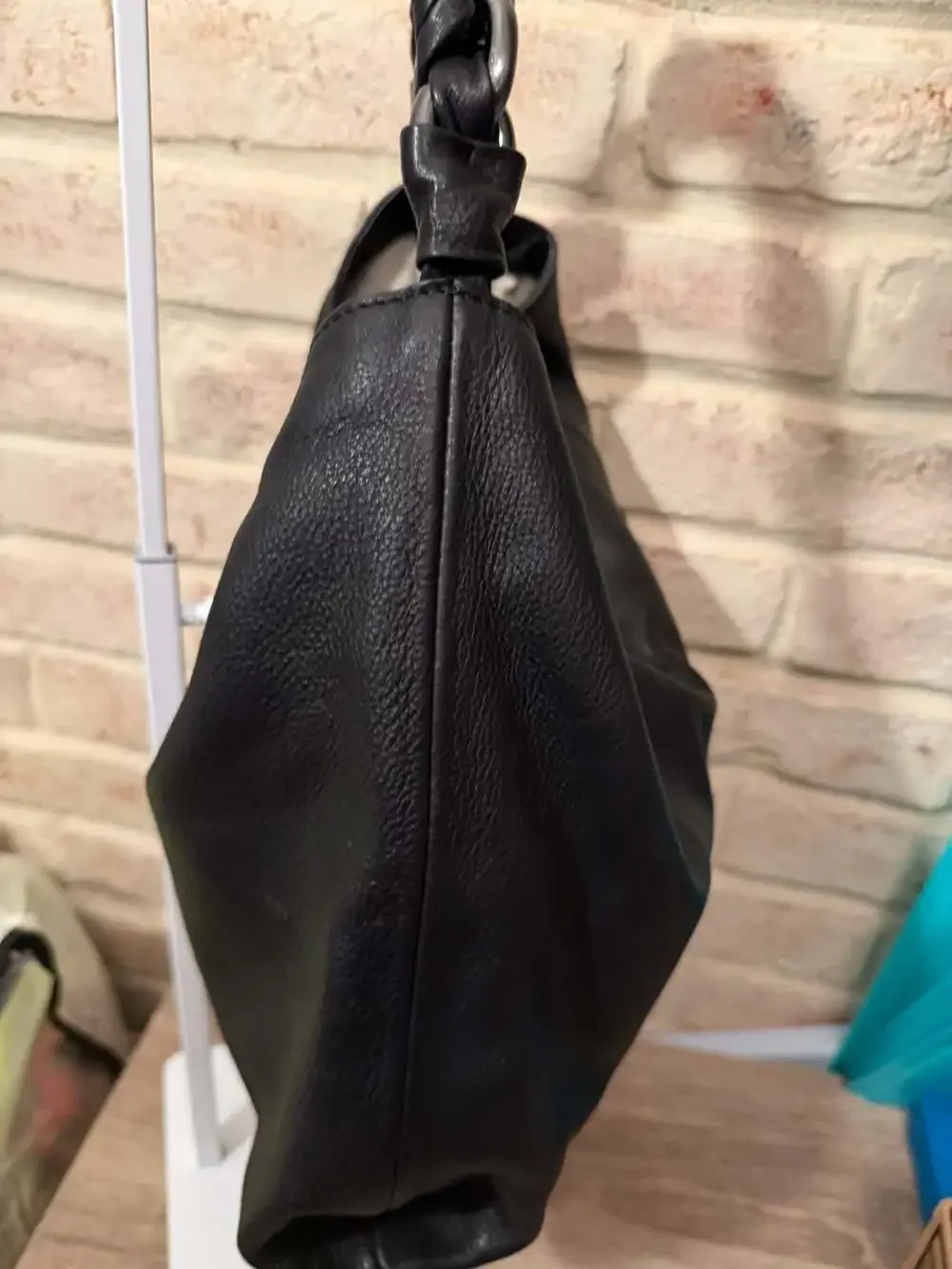 Vince Camuto black pebbled