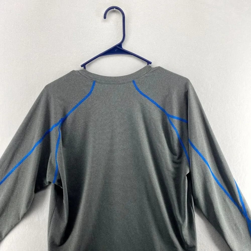 The North Face FlashDry Long Sleeve Shirt‎ Gray Color Mens Size M