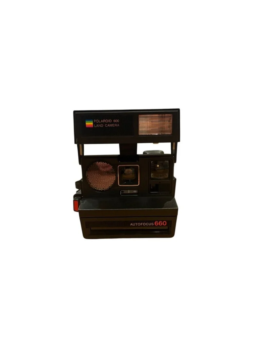 Vintage Polaroid Autofocus 660 Instant Camera 600 Film Land Camera w/ Strap