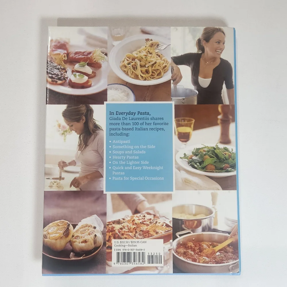 Giada‎ De Laurentiis Everyday Pasta Food Network Kitchen Recipe Book Hardcover