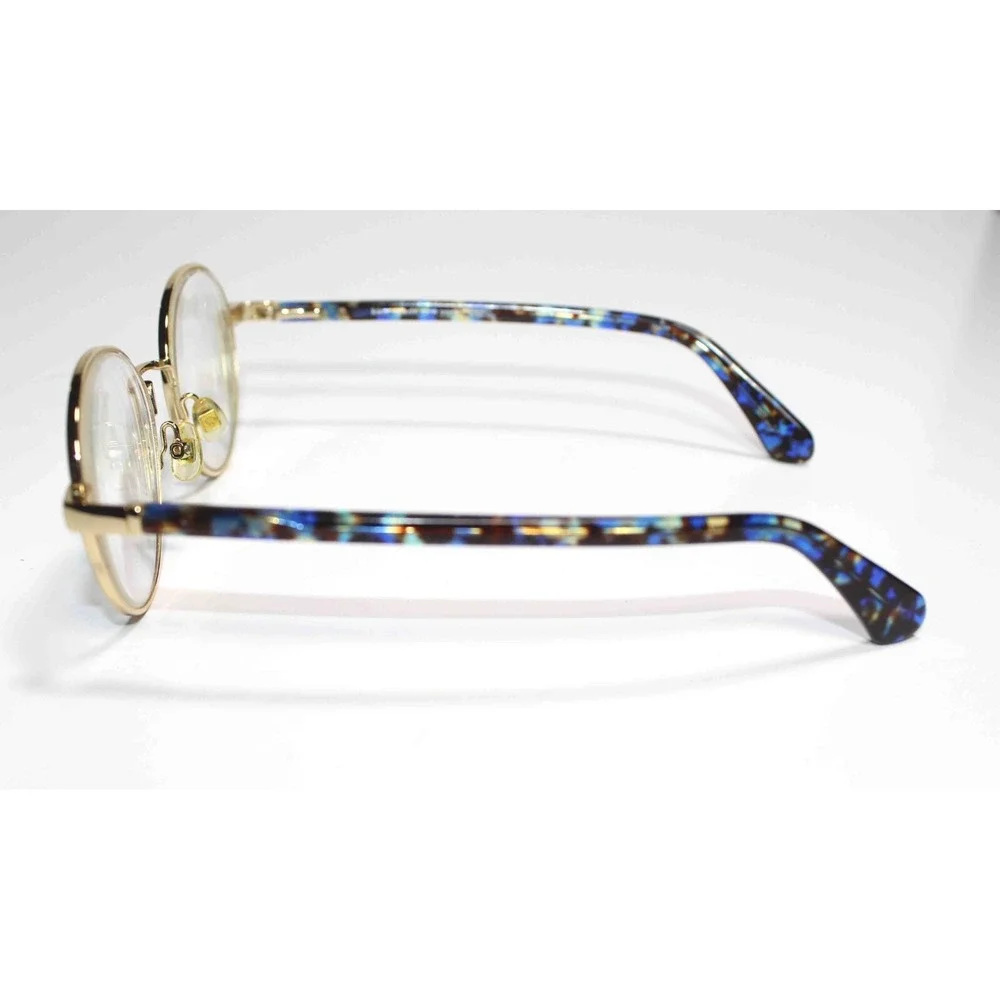 Kate Spade Blue Gold Round Glasses Tortoise Marciann LKS 49 19 12 140‎ Prescript