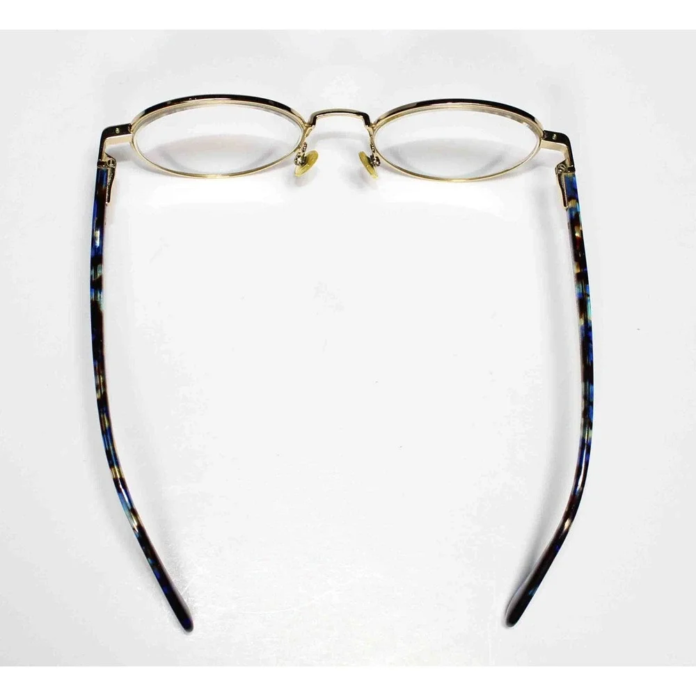 Kate Spade Blue Gold Round Glasses Tortoise Marciann LKS 49 19 12 140‎ Prescript