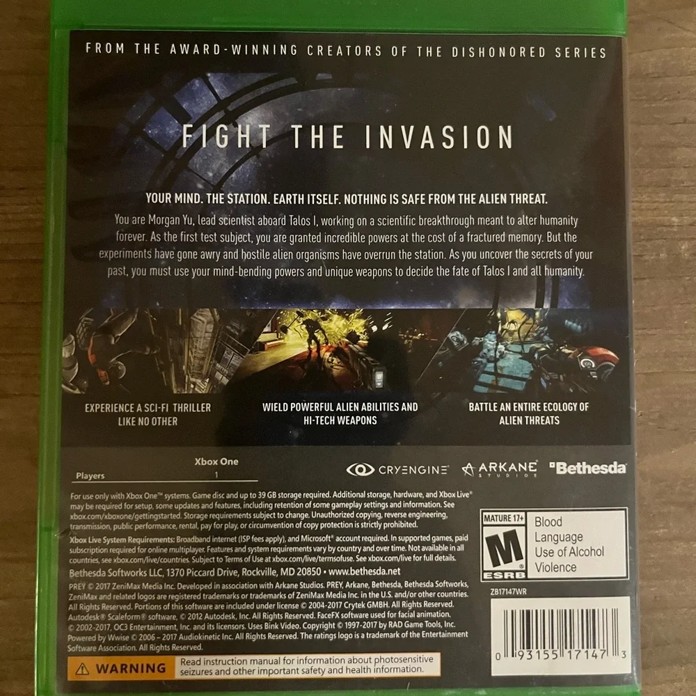 Xbox published striking experience