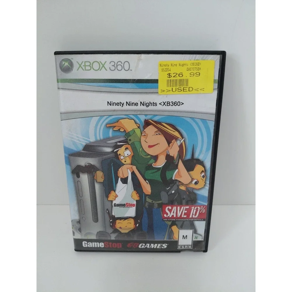 N3 Ninety Nine‎ Nights - (Microsoft Xbox 360, 2006) Video Game NO MANUAL