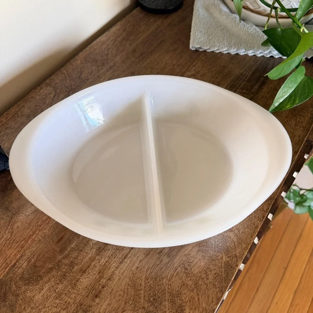 Glasbake dish modern shape