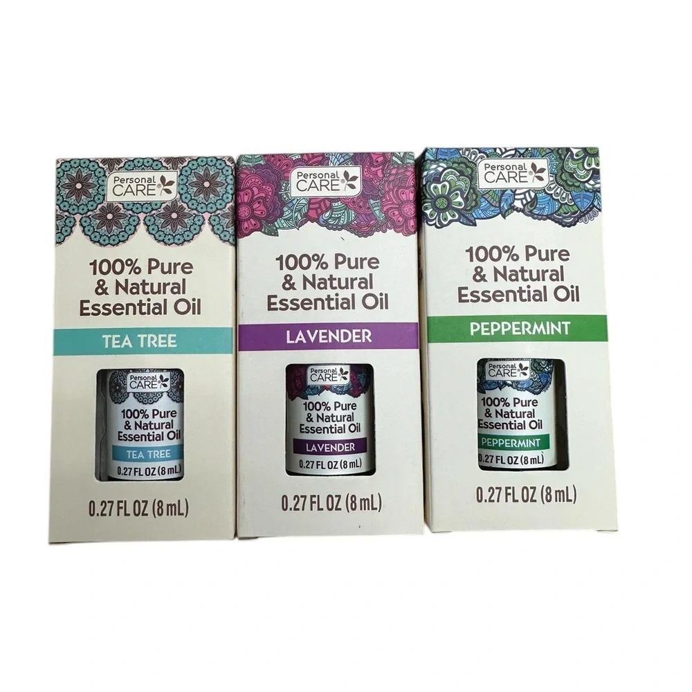 Lavender , Tea Tree, Peppermint Essential Oil Trio (set of 3)