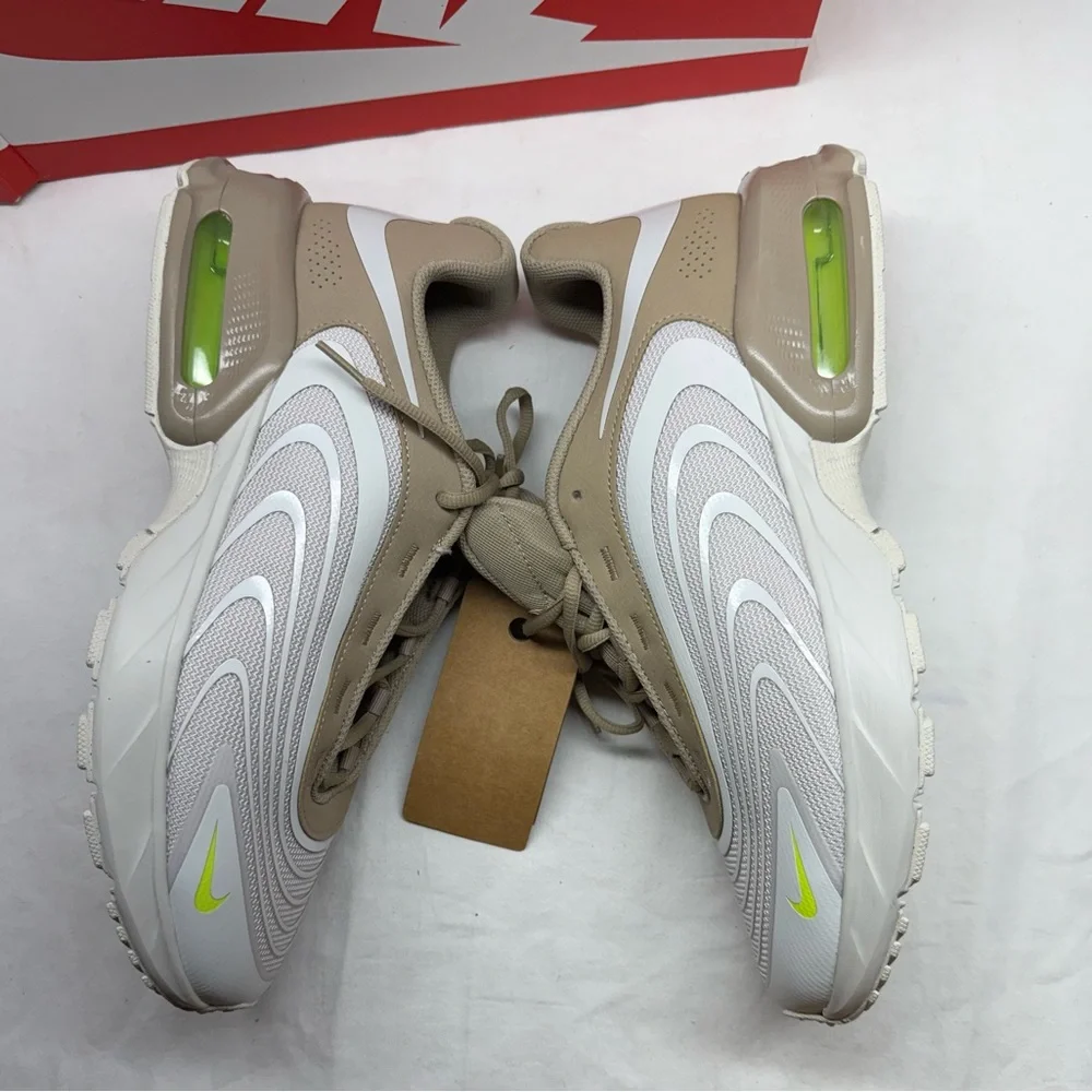 Nike Air Max Fire Shoes Sneakers Light Bone Khaki Volt Mens 12 IF2621-002 New