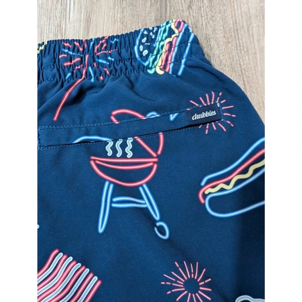 Chubbies, Mens M, Swim Trunks The Patriotic Lights, 7