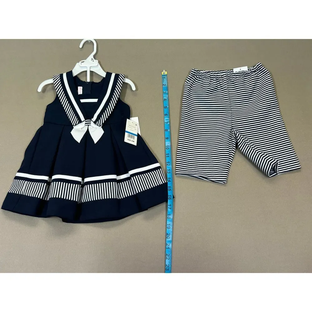 Bonnie Baby Girls‎ Nautical Top and Capris Size 24 M
