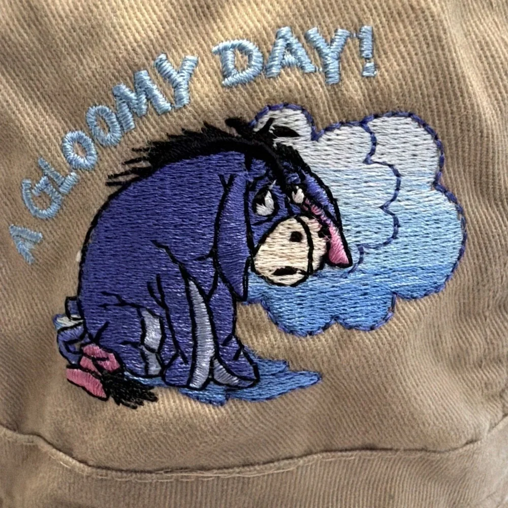 Disney Eeyore Bucket Hat Embroidered  Winnie The Pooh Whimsy  USA