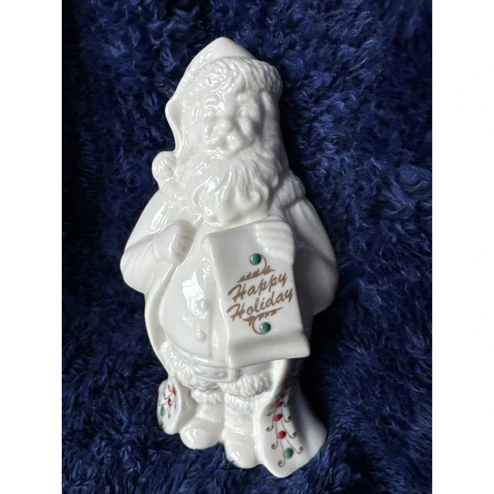 Lenox China‎ Jewels Santa with Scroll 7